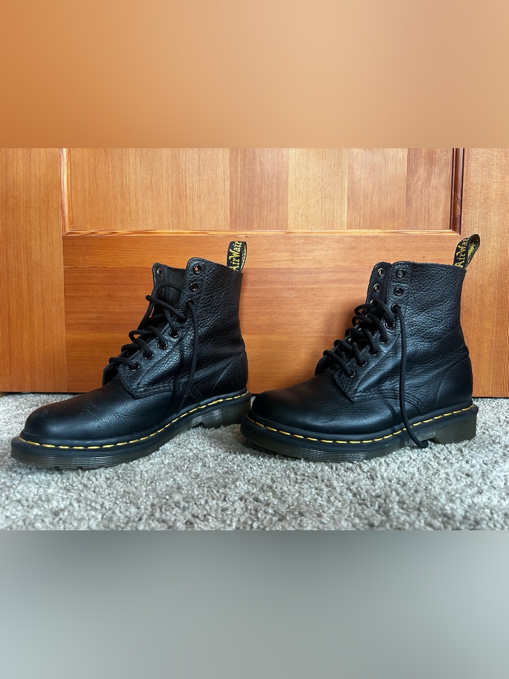 Dr. Martens 1460 Pascal Virginia Leather Lace Up Boots